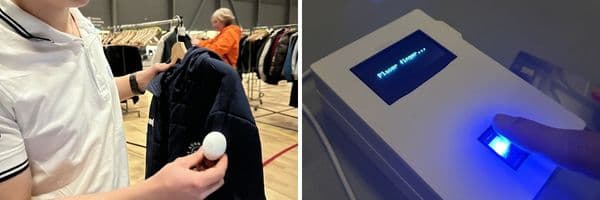 Garderobe og betalingsflow i OneTap
